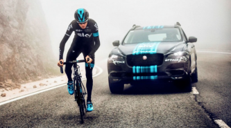 Jaguar F-Pace 2016: Jag SUV on show at Tour de France