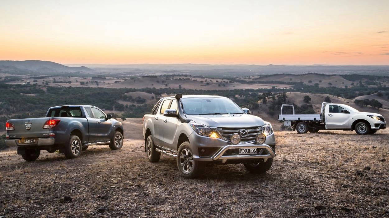 2018 Mazda BT-50 on sale in Australia