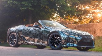 Lexus LC convertible confirmed, likely for Australia
