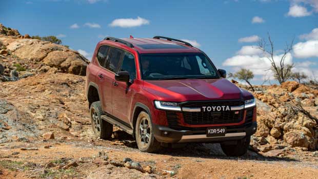Toyota Land Cruiser 2022 GR Sport red