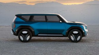 Kia Concept EV9 three-row SUV unveiled with nearly 500km of range