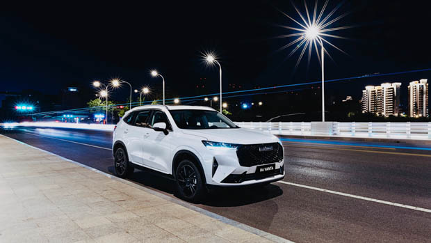 2022 Haval H6 Vanta white street shot