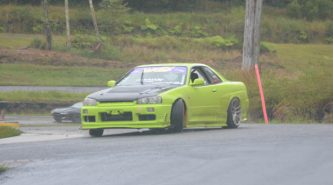 A weekend of wet-weather drifting at Raleigh International Raceway