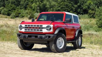 The 2023 Ford Bronco Heritage edition is delightfully retro