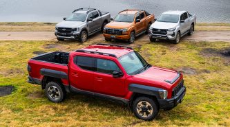 Kia Tasman vs Ford Ranger vs Toyota Hilux vs Mitsubishi Triton 2025 dual-cab comparison review