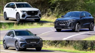 Which fast six-cylinder SUV is best? Audi SQ5 vs Genesis GV70 vs Mazda CX-70 comparison review